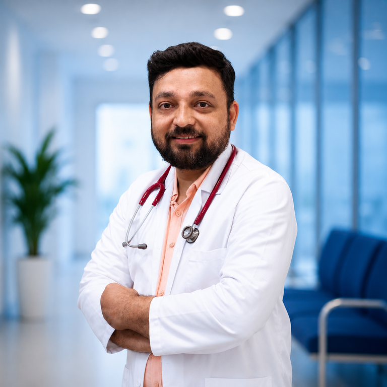 Portrait of Dr Sandeep Ganeshsinh Chavan, Pediatrics specialist at Wellness Hospitals